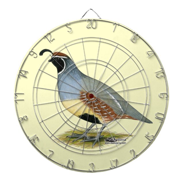 Jeu De Fléchettes Gambel's Desert Quail (Devant)