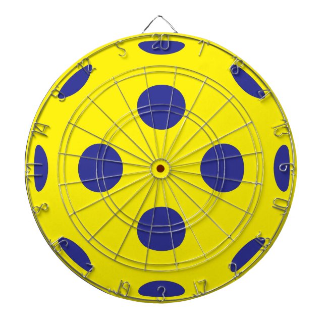 Jeu de fléchettes géant jaune pour pickleball (Devant)