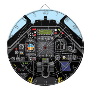 Jeu De Fléchettes Habitacle d'avion de chasse
