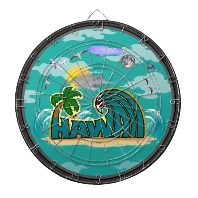 Jeu De Fléchettes Hawaï (Devant)