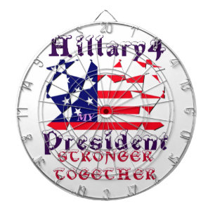Jeu De Fléchettes Hillary Pour le président américain Nous sommes pl