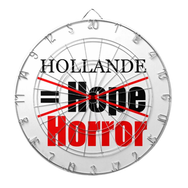 Jeu De Fléchettes Hollande Not Hope = Horreur - Dartboard (Devant)