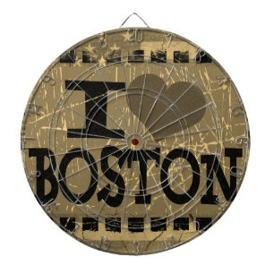 Jeu De Fléchettes I love (coeur) Boston - Vintage Boston