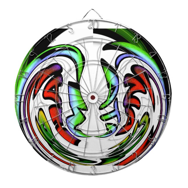 Jeu De Fléchettes Impression Abstrait Face Hakuna Matata (Devant)