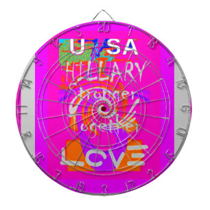 Jeu De Fléchettes Impression d'art Hillary Inspiration en rose
