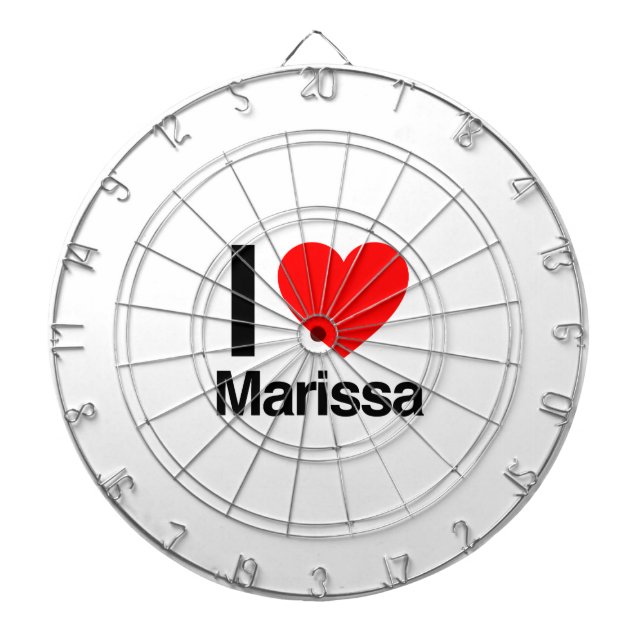 Jeu De Fléchettes j'aime marissa (Devant)