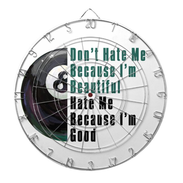 Jeu De Fléchettes Je Suis Beau Je Suis Bon 8 Balle (Devant)