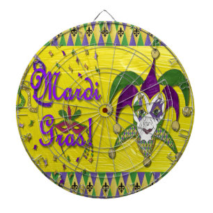 Jeu De Fléchettes Jester Mask Mardi Gras Arlequin