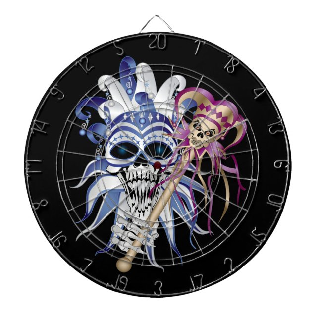 Jeu De Fléchettes Jester Skull (Devant)