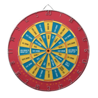 Jeu De Fléchettes Jeu potable dans vert-bleu rouge de couleurs