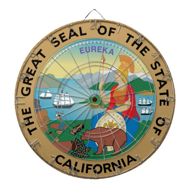 Jeu De Fléchettes Joint d'état de la Californie (Devant)
