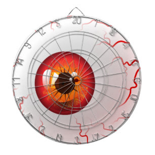 Jeu De Fléchettes Joyeux Halloween ! Éffrayant Red Eyeball