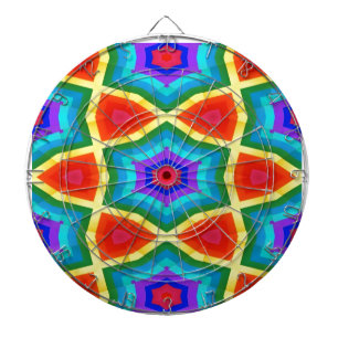 Jeu De Fléchettes Kaleidoscope arc-en-ciel 2183