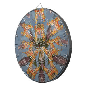 Jeu De Fléchettes Kaleidoscope Giraffe Mandala : Safari Art Abstrait