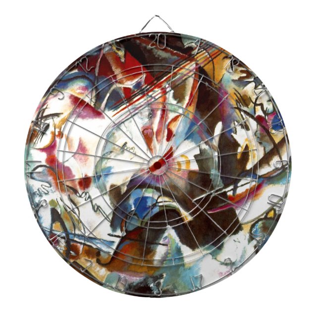 Jeu De Fléchettes Kandinsky Composition Abstraite VI (Devant)