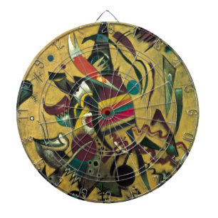 Jeu De Fléchettes Kandinsky Points Peinture en toile Abstraite