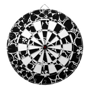 Jeu De Fléchettes Ketmie noire et blanche tropicale
