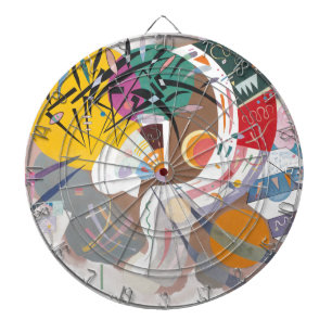 Jeu De Fléchettes La courbe dominante de Kandinsky Abstraite