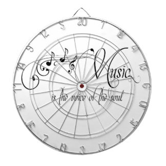 Jeu De Fléchettes La Musique Est La Voix De L'Âme