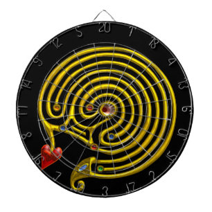 Jeu De Fléchettes LABYRINTHE OR HYPER, Noir