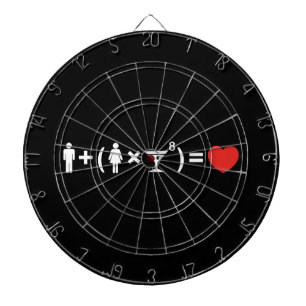 Jeu De Fléchettes L'équation d'amour pour les femmes
