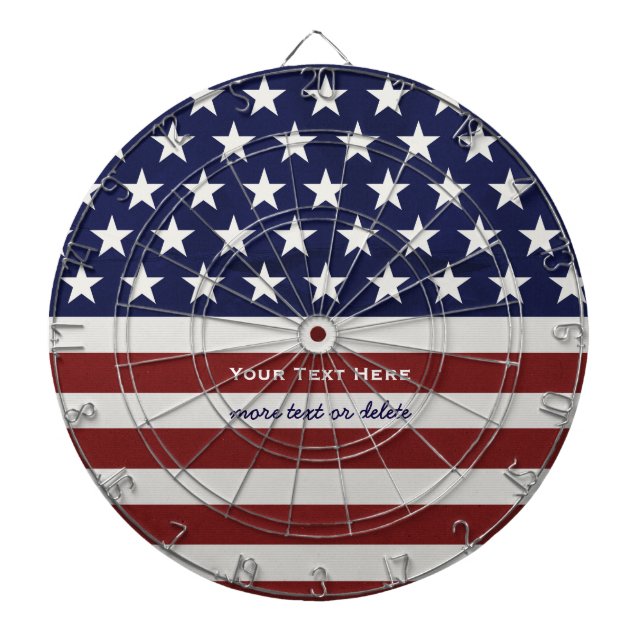 Jeu De Fléchettes Les Etats-Unis drapeau américain coutume (Devant)
