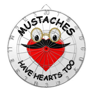 Jeu De Fléchettes Les moustaches ont aussi des coeurs