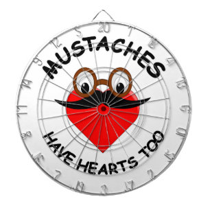 Jeu De Fléchettes Les moustaches ont aussi des coeurs
