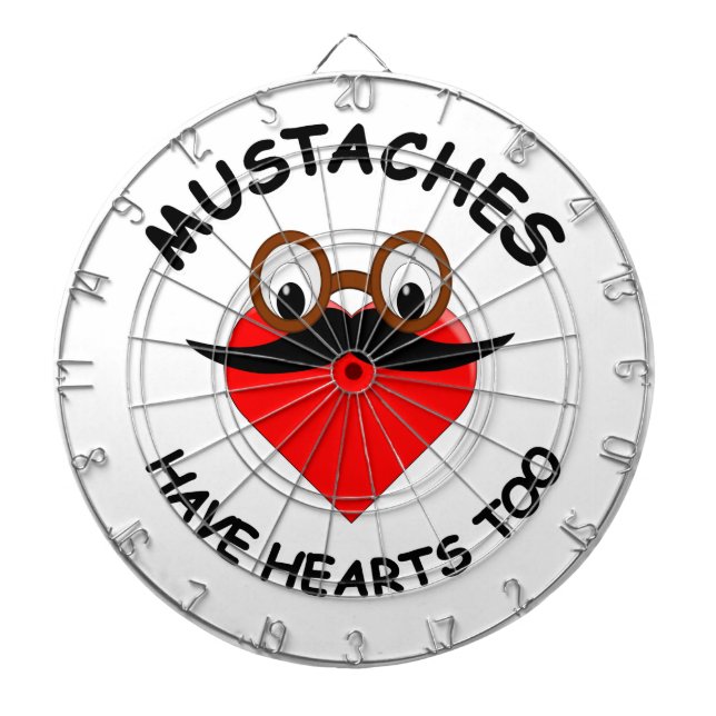 Jeu De Fléchettes Les moustaches ont aussi des coeurs (Devant)