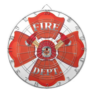 Jeu De Fléchettes Logo des pompiers