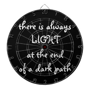 Jeu De Fléchettes Lumière à la fin d'un chemin sombre, Inspirationne