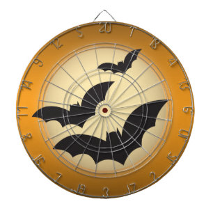 Jeu De Fléchettes Lune de Halloween avec des battes