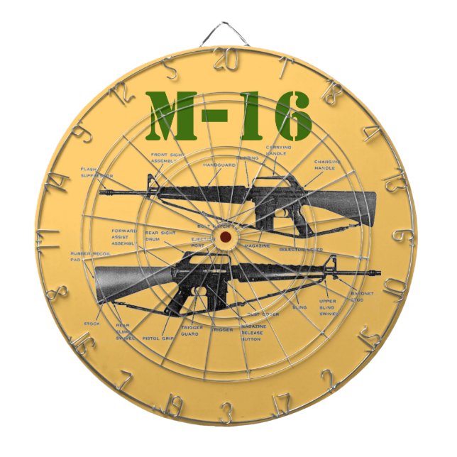 JEU DE FLÉCHETTES M-16 (Devant)