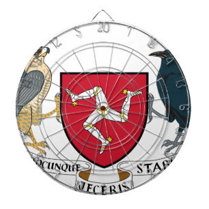 Jeu De Fléchettes Manteau d'île de Man des bras républicain -
