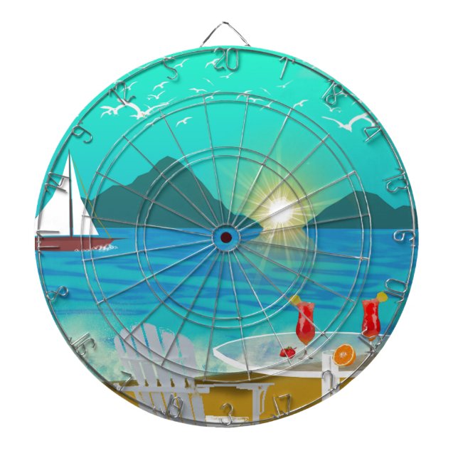Jeu De Fléchettes Margaritaville (Devant)