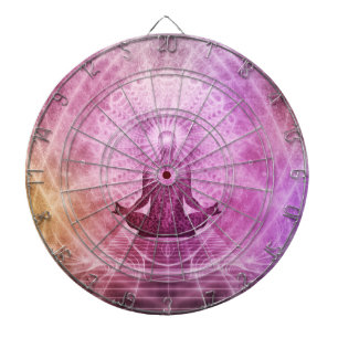 Jeu De Fléchettes Méditation du Yoga spirituel Zen coloré