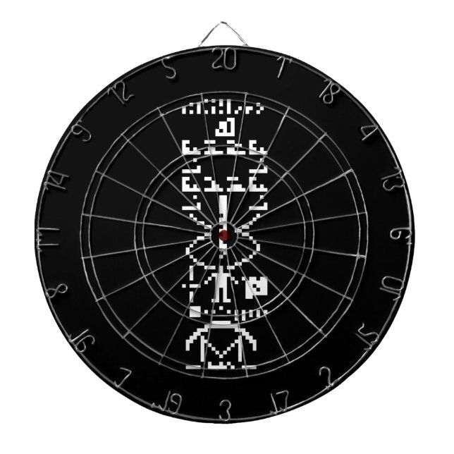 Jeu De Fléchettes Message binaire Arecibo 1974 (Devant)