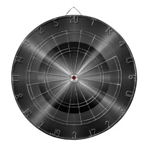 Jeu De Fléchettes Métal gris d'acier inoxydable