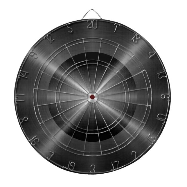 Jeu De Fléchettes Métal gris d'acier inoxydable (Devant)