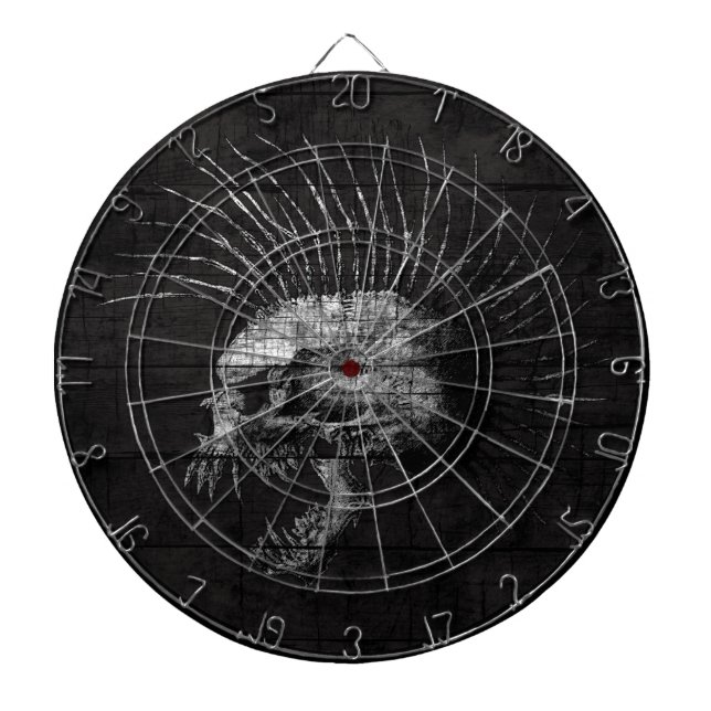 Jeu De Fléchettes Mohawk de crâne (Devant)