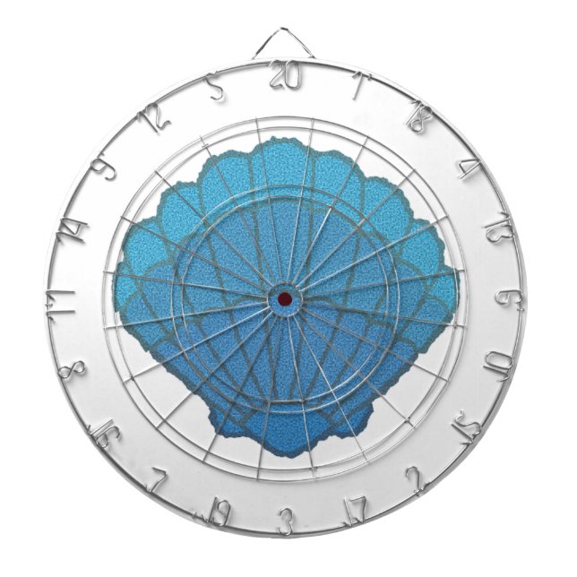 Jeu De Fléchettes Mosaïque Blue Seashell (Devant)