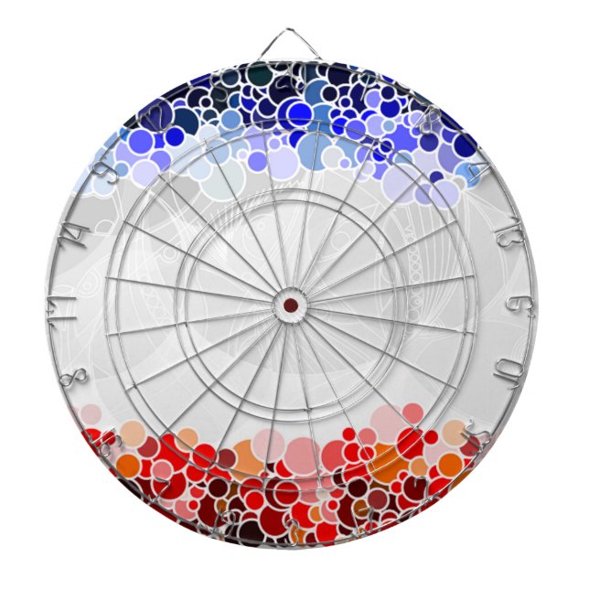 JEU DE FLÉCHETTES MOTIF CERCLES (Devant)