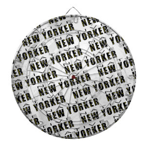 Jeu De Fléchettes Motif new-yorkais authentique