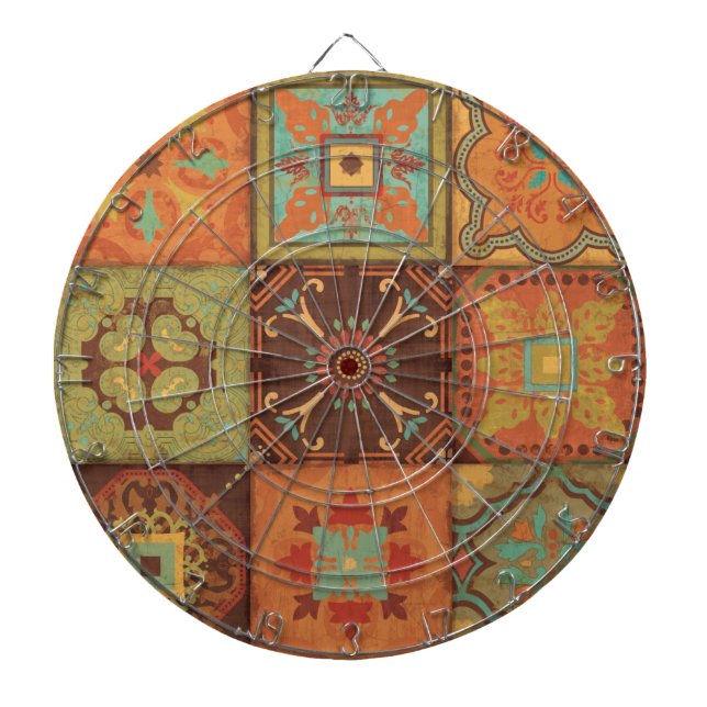 Jeu De Fléchettes Motifs indiens (Devant)