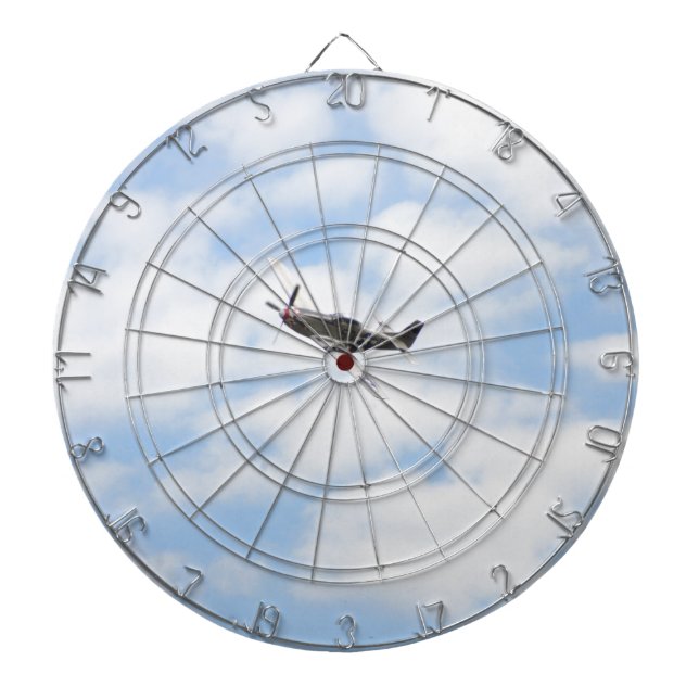 Jeu De Fléchettes Mustang P51 en vol (Devant)