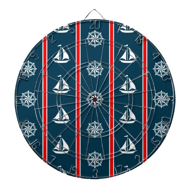 Jeu De Fléchettes Nautical design (Devant)