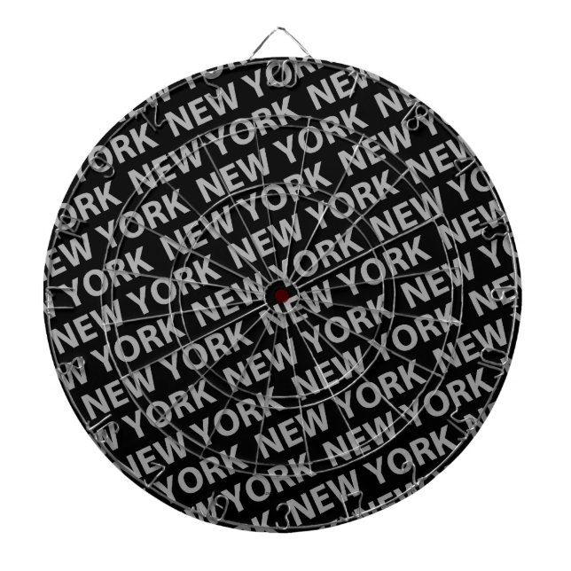 Jeu De Fléchettes New York Motif Grey (Devant)