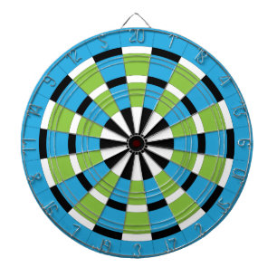 Jeu De Fléchettes Noir Blanc Bleu & Pare-Noir