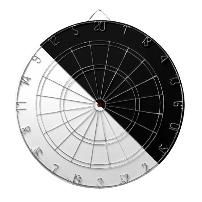 Jeu De Fléchettes Noir et blanc (Devant)