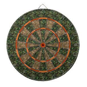 Jeu De Fléchettes Orange de vert forêt de camouflage